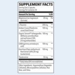 Anxie-T stress support Supplement Facts